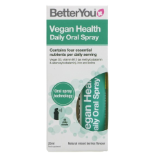 Betteryou Vegán Better You vegán szájspray a vegán étrend támogatására 25 ml vitamin és táplálékkiegészítő