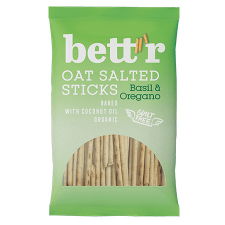 Bettr Bettr bio zab pálcika kovásszal bazsalikom&amp;oregánó 50 g reform élelmiszer