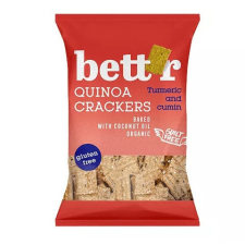 Bettr bio vegán gluténmentes quinoa kréker kurkuma&kömény 100 g csokoládé és édesség