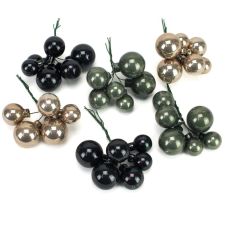  Betűzős gömb juniper 6 szett/doboz dekorációs kellék