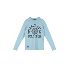 Beverly Hills Polo Club BH égkék, hosszú ujjú férfi felső – 2XL