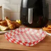 bewello Air fryer sütőpapír (olaj nélküli sütőhöz, kockás, négyzet, 23 cm, 50 db / csomag)