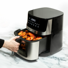 bewello Légkeveréses fritőz - Airfryer - XXL - alulról felfelé fűthető szálas - 230V - 7,5L fritőz