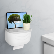 bewello WC-papír tartó szekrény - fehér - 210 x 135 x 135 mm (BW3002) fürdőszoba kiegészítő