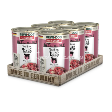 Bewital Bewi-Dog Színhús borjúban gazdag konzerv 6x400g kutyaeledel