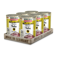 Bewital Bewi-Dog Színhús tyúkhúsban gazdag konzerv 6x400g kutyaeledel
