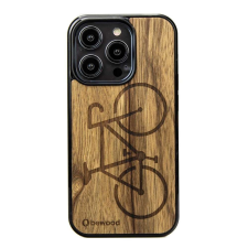 Bewood Bike Limba tok iPhone 15 Pro - barna tok és táska