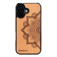 Bewood Mandala Apple Tree tok iPhone 16 - barna tok és táska