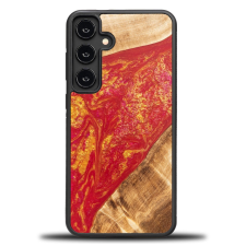 Bewood Neons Paris tok Samsung Galaxy S24 Plus - barna-piros tok és táska