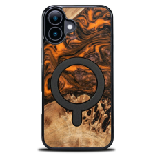 Bewood Orange MagSafe-kompatibilis tok iPhone 16 Plus - barna-narancssárga tok és táska