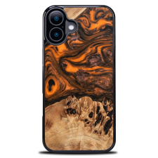 Bewood Orange tok iPhone 16 Plus - barna-narancssárga tok és táska