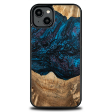 Bewood Planets Neptune tok iPhone 15 Plus - barna-kék tok és táska