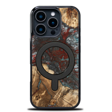 Bewood Planets Pluto MagSafe-kompatibilis tok iPhone 16 Pro - barna-szürke tok és táska