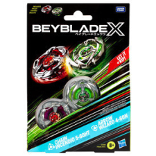  Beyblade x dupla csomag játékfigura