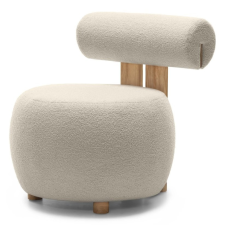  Bézs design fotel HANNA, tölgy  Now or never 06 bútor
