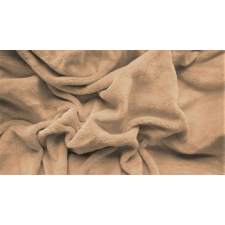 Bézs mikroplüss lepedő 180x200 cm lakástextília
