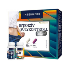 BGB Interherb Kft. Interherb Intenzív SÚLYKONTROLL 2x60 db fogyókúrás kapszula és tabletta vitamin és táplálékkiegészítő
