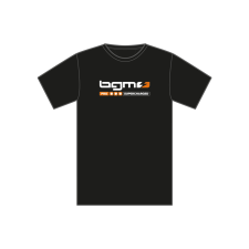 BGM ORIGINAL Póló BGM Supercharged fekete M egyéb motorkerékpár alkatrész