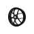 BGM Pro fényes fekete felni 3.00 -13 col Vespa GTS, GTV, L125-300-hoz