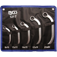 BGS 5-részes indítókulcs készlet     10*11-18*19mm villáskulcs