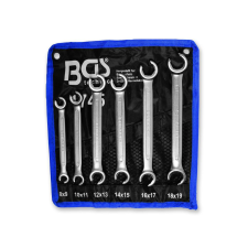 BGS Fékcsőkulcs készlet 6 db-os 8-19 mm BGS (BGS-1745) autójavító eszköz