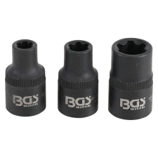 BGS Technic Dugókulcskészlet, Ékprofil (RIBE) M6S, M8S, M12S, 3 darabos (BGS-9336) dugókulcs