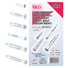 BGS Technic Gipszkarton tipli készlet, 40 darabos (BGS-8139) autójavító eszköz