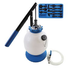 BGS Technic Hajtóműolaj-betöltő készülék kézi pumpával, 8 adapterrel, 7 l (BGS-9992) autójavító eszköz