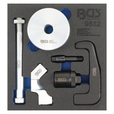 BGS Technic Injektor-lehúzó, Bosch CDI injektorokhoz, 6 darabos (Műhelykocsi-betét 1/6) (BGS-9632) szerszámkészlet