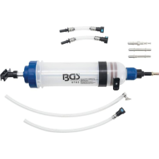BGS Technic Kézi pumpa fék- és kenőolajhoz, üzemanyagokhoz | 1500 ml | adapterkészlettel (BGS 9782) autójavító eszköz