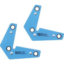 BGS Technic Mágneses szögbeállító készlet | L-alakú | 9 kg | 2 darabos (BGS 9684) hegesztés