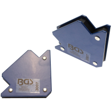 BGS Technic Nagyteljesítményű mágneses tartó, 11kg-ig (derékszög mágnes) (BGS 3007) hegesztés