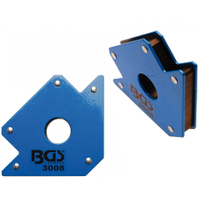 BGS Technic Nagyteljesítményű mágneses tartó, 20kg-ig (derékszög mágnes) (BGS 3008) hegesztés