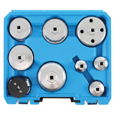 BGS Technic Olajszűrőkulcs-készlet, Ø 27 - 88,8 mm, 9 darabos (BGS-8667) autójavító eszköz