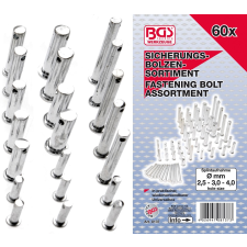 BGS Technic Rögzítő csavar készlet 60 részes (BGS 8137) barkácsolás, csiszolás, rögzítés