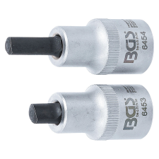 BGS Technic Rugós tag rögzítőkulcs készlet, 1/2&quot;, 5 x 7 mm + 5,5 x 8,2 mm (BGS-6455) autójavító eszköz