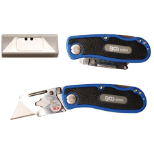 BGS Technic Trapéz pengés összecsukható kés, 145 mm (BGS 50605) barkácsolás, csiszolás, rögzítés