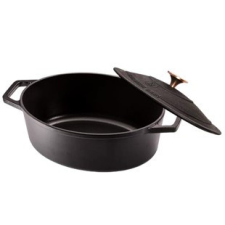  BH-6494 OVÁLIS LÁBAS 30CM/BLACK ROY edény