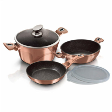  BH-7047 EDÉNYKÉSZLET 6R ROSE GOLD edény