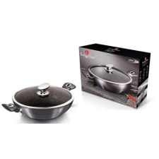  BH-7111 WOK FEDŐVEL 30 CM CARBON edény