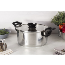  BH-7993 LÁBAS+FEDŐ 24 CM SILVER edény