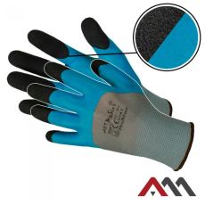  -Bi Latex mártott szerelőkesztyű (kék / fekete) L / 9