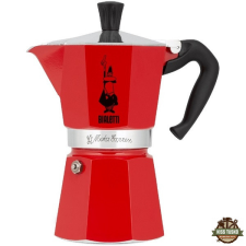 Bialetti 4943 Moka Express piros 6 személyes kotyogós kávéfőző kávéfőző