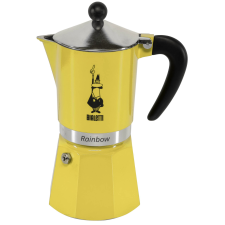Bialetti 4983 Rainbow 6 személyes kotyogós kávéfőző - Sárga (4983) kávéfőző