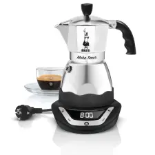 Bialetti Bialetti Moka Timer Teljesen automatikus Elektromos mokka kávéfőző edény kávéfőző