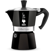 Bialetti Moka Color hatszemélyes, fekete kávéfőző