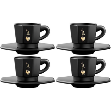 Bialetti Moka csésze szett (4db) - Fekete bögrék, csészék