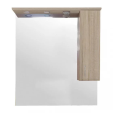  Bianca Plus 85 felsőszekrény, sonoma tölgy színben, jobbos nyitásirány fürdőszoba bútor