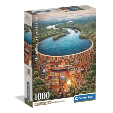 Bibliodame 1000 db-os puzzle Clementoni puzzle, kirakós