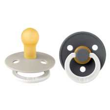 Bibs Colour cumi 2-es szett (Esti homok/Esti grafit), 0-6 hó cumi